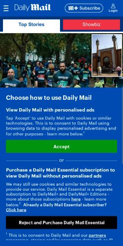 Mobile page screenshot