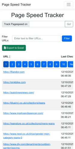 Mobile page screenshot