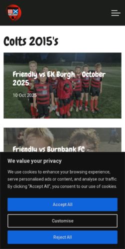 Mobile page screenshot