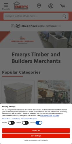 Mobile page screenshot