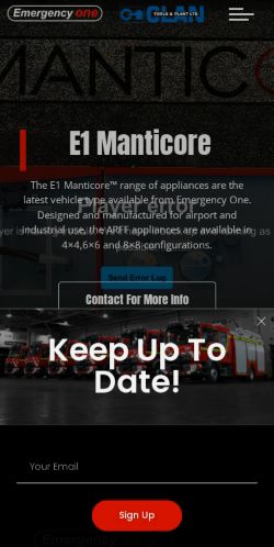 Mobile page screenshot