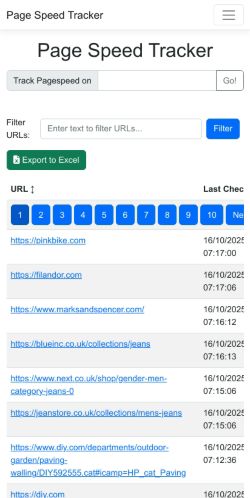 Mobile page screenshot