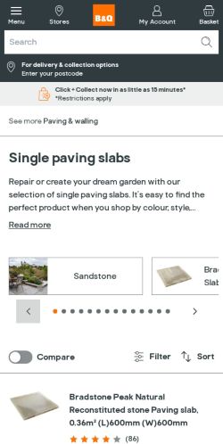 Mobile page screenshot
