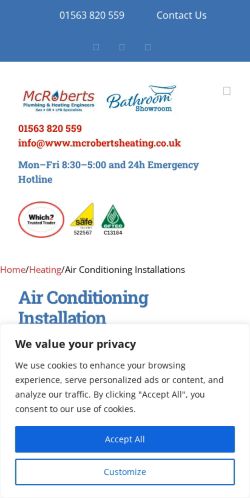 Mobile page screenshot