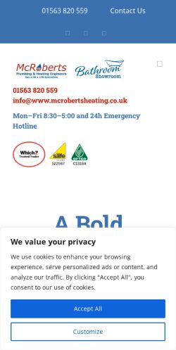 Mobile page screenshot