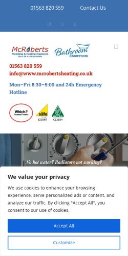 Mobile page screenshot