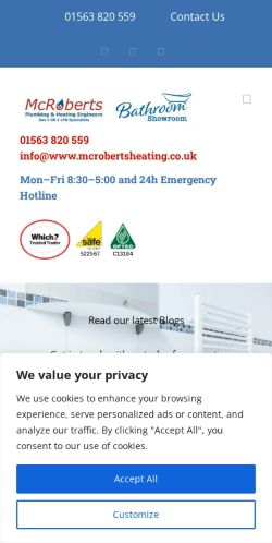 Mobile page screenshot