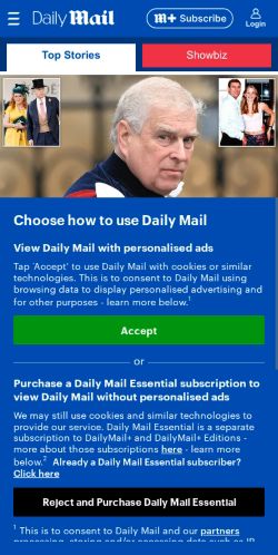 Mobile page screenshot