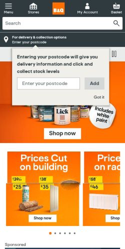 Mobile page screenshot