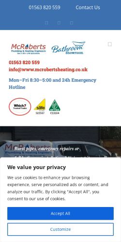 Mobile page screenshot