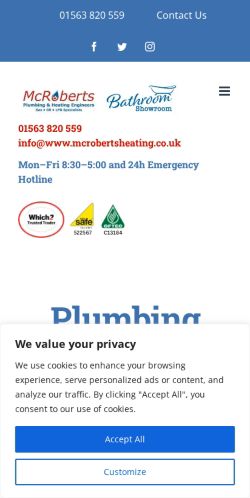 Mobile page screenshot