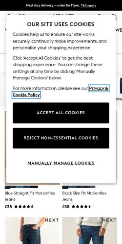 Mobile page screenshot