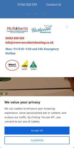 Mobile page screenshot