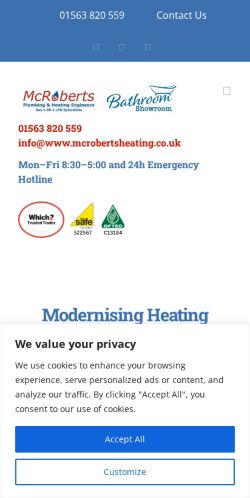 Mobile page screenshot