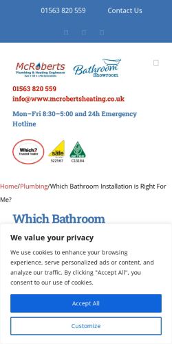 Mobile page screenshot