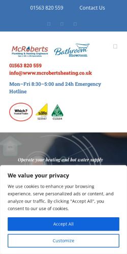 Mobile page screenshot