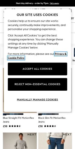 Mobile page screenshot