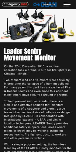 Mobile page screenshot