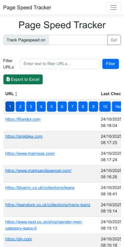 Mobile page screenshot