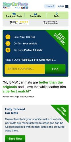 Mobile page screenshot