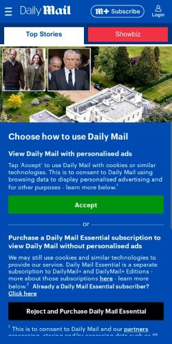 Mobile page screenshot