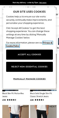 Mobile page screenshot