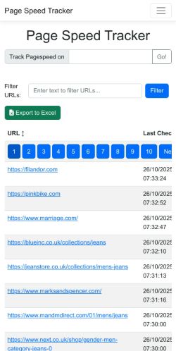 Mobile page screenshot