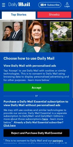 Mobile page screenshot