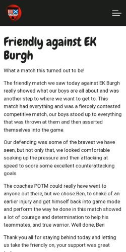 Mobile page screenshot