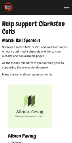 Mobile page screenshot