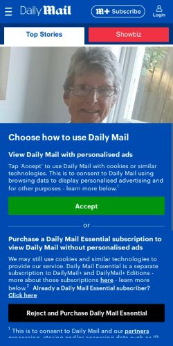 Mobile page screenshot