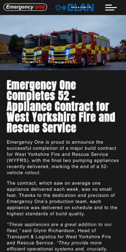 Mobile page screenshot