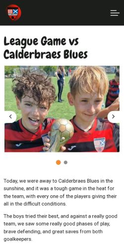 Mobile page screenshot