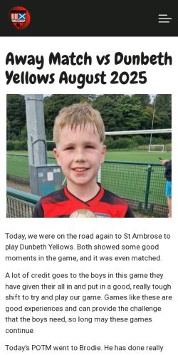 Mobile page screenshot