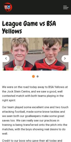 Mobile page screenshot