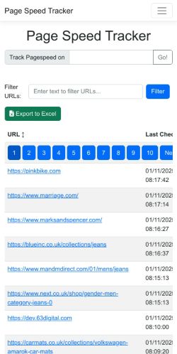 Mobile page screenshot