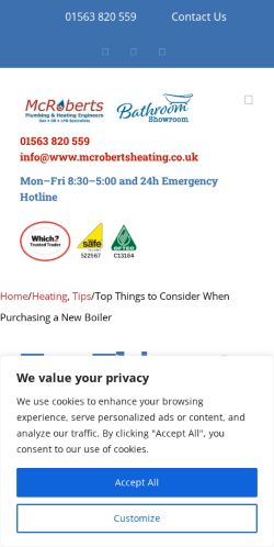 Mobile page screenshot