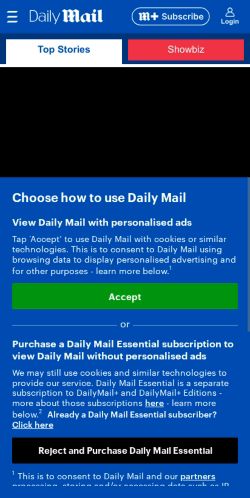 Mobile page screenshot