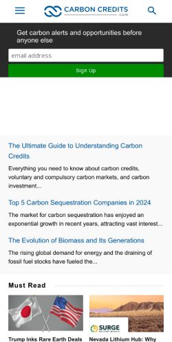 Mobile page screenshot