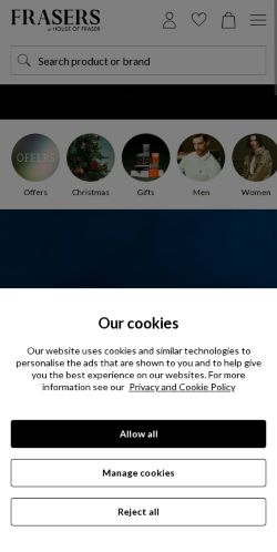 Mobile page screenshot