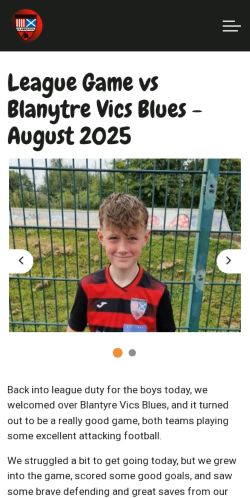 Mobile page screenshot