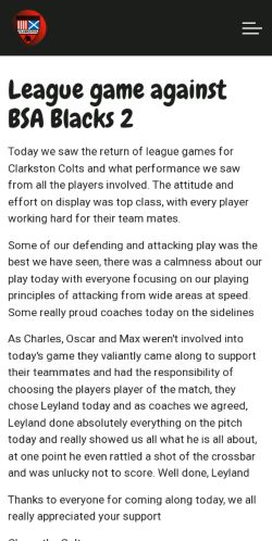 Mobile page screenshot