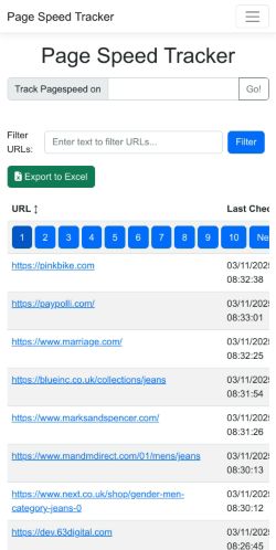 Mobile page screenshot