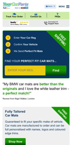 Mobile page screenshot