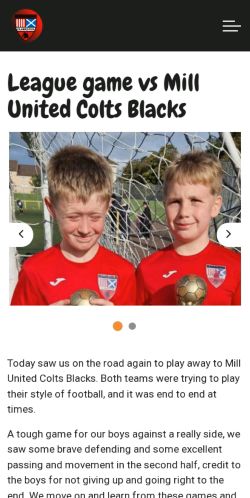 Mobile page screenshot