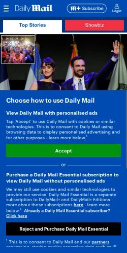 Mobile page screenshot