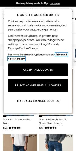 Mobile page screenshot