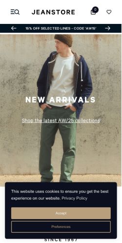 Mobile page screenshot