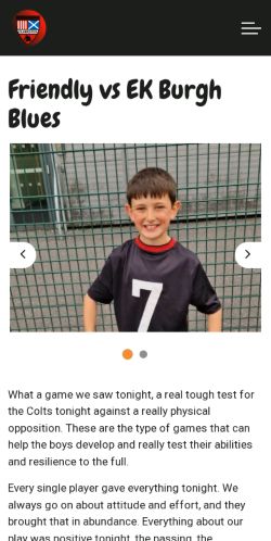 Mobile page screenshot