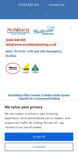 Mobile page screenshot